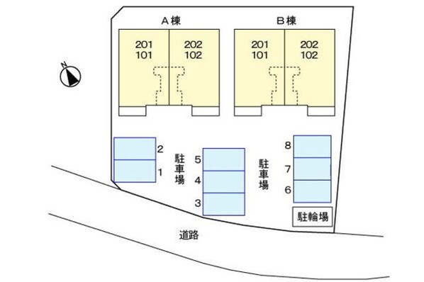 シェル　エトワレＡの物件外観写真